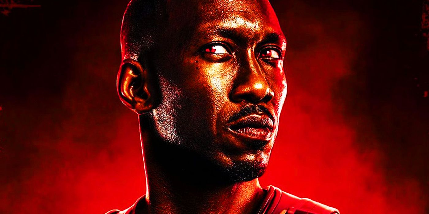 Mahershala Ali na arte de fã de Blade no MCU