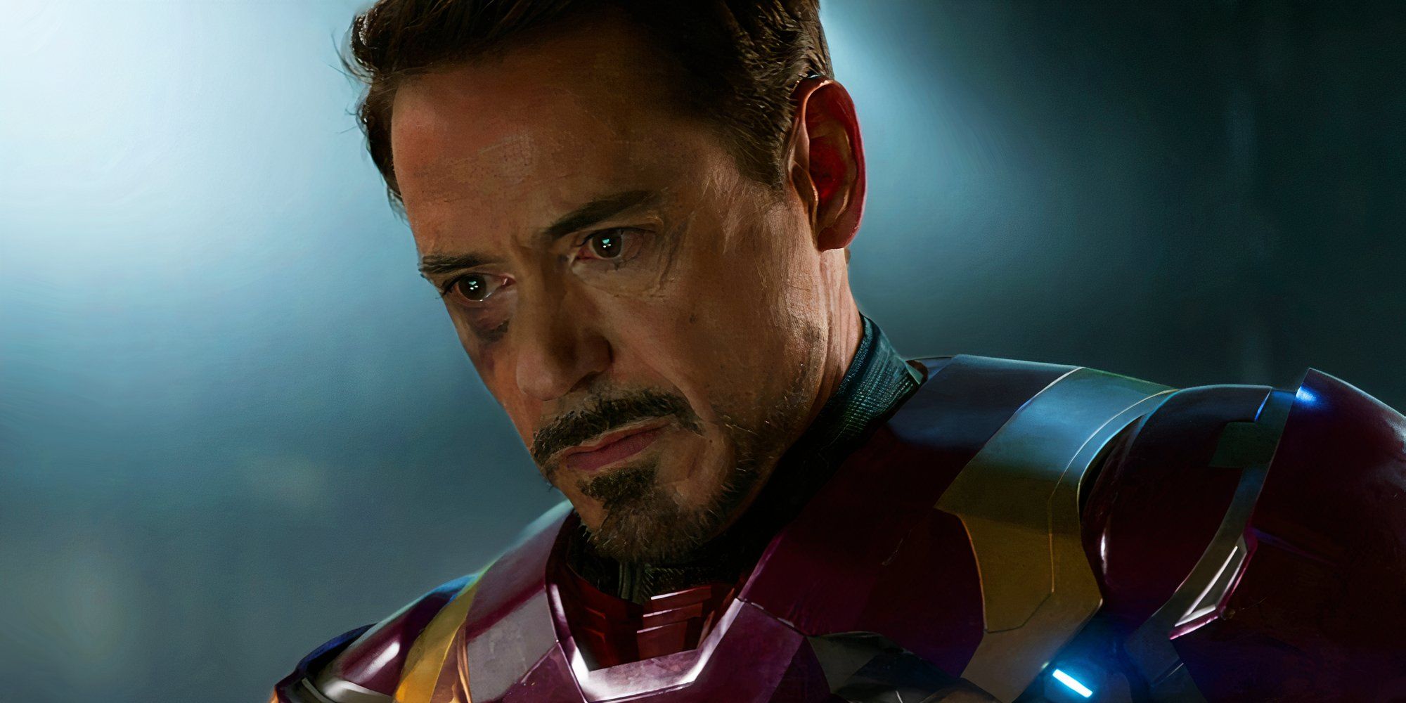 Homem de Ferro de Robert Downey Jr. parecendo bravo em Capitão América: Guerra Civil